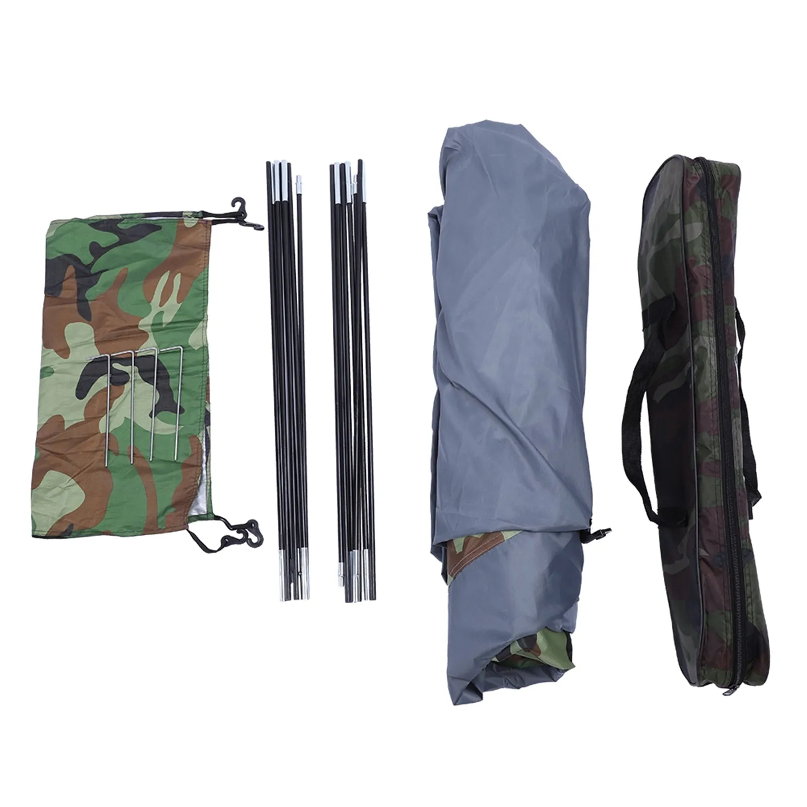 4 Person Camouflage Portable Dome Tents for Camping with Carry Bag for Hiking Picnic Fishing Travel Outdoor Sports
