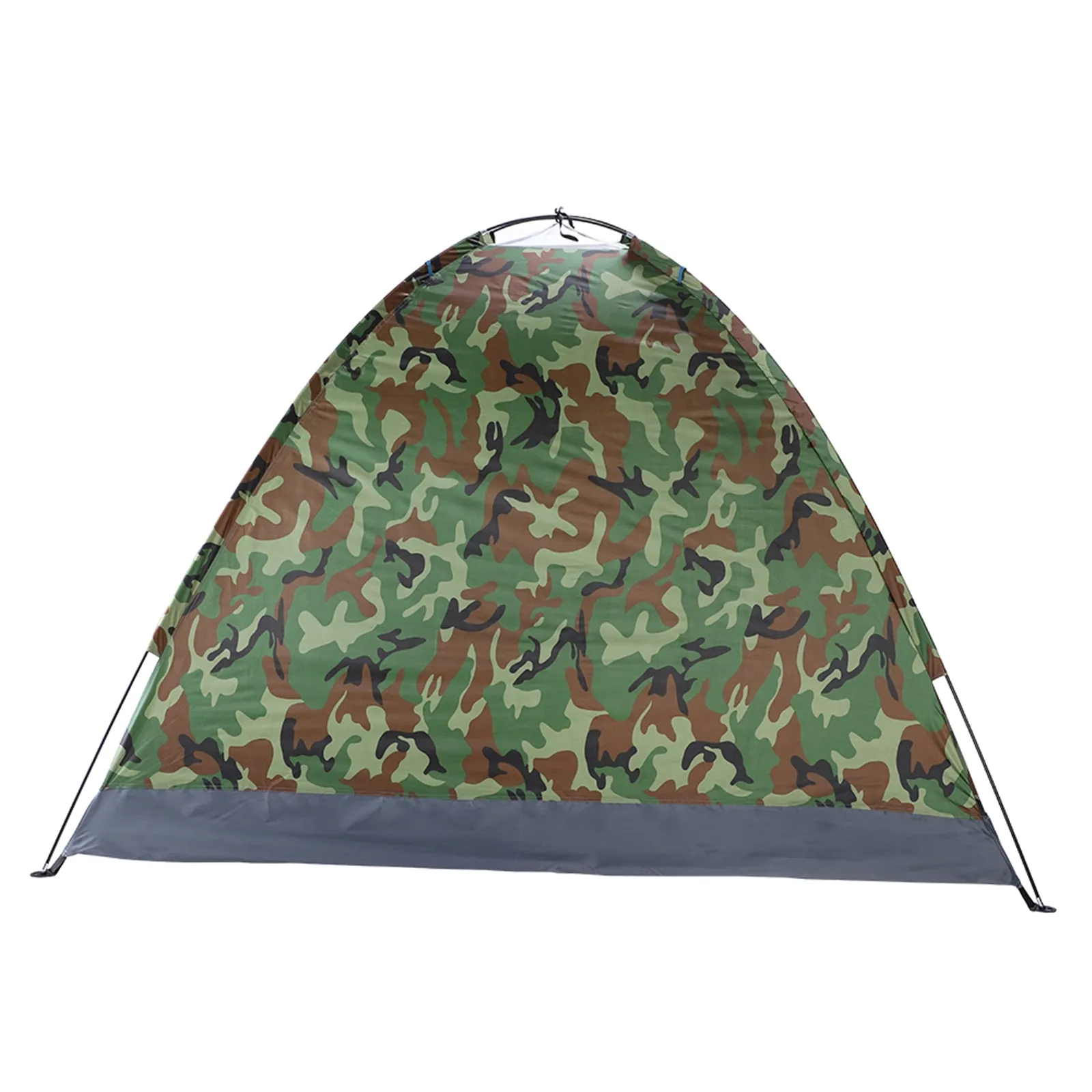 4 Person Camouflage Portable Dome Tents for Camping with Carry Bag for Hiking Picnic Fishing Travel Outdoor Sports