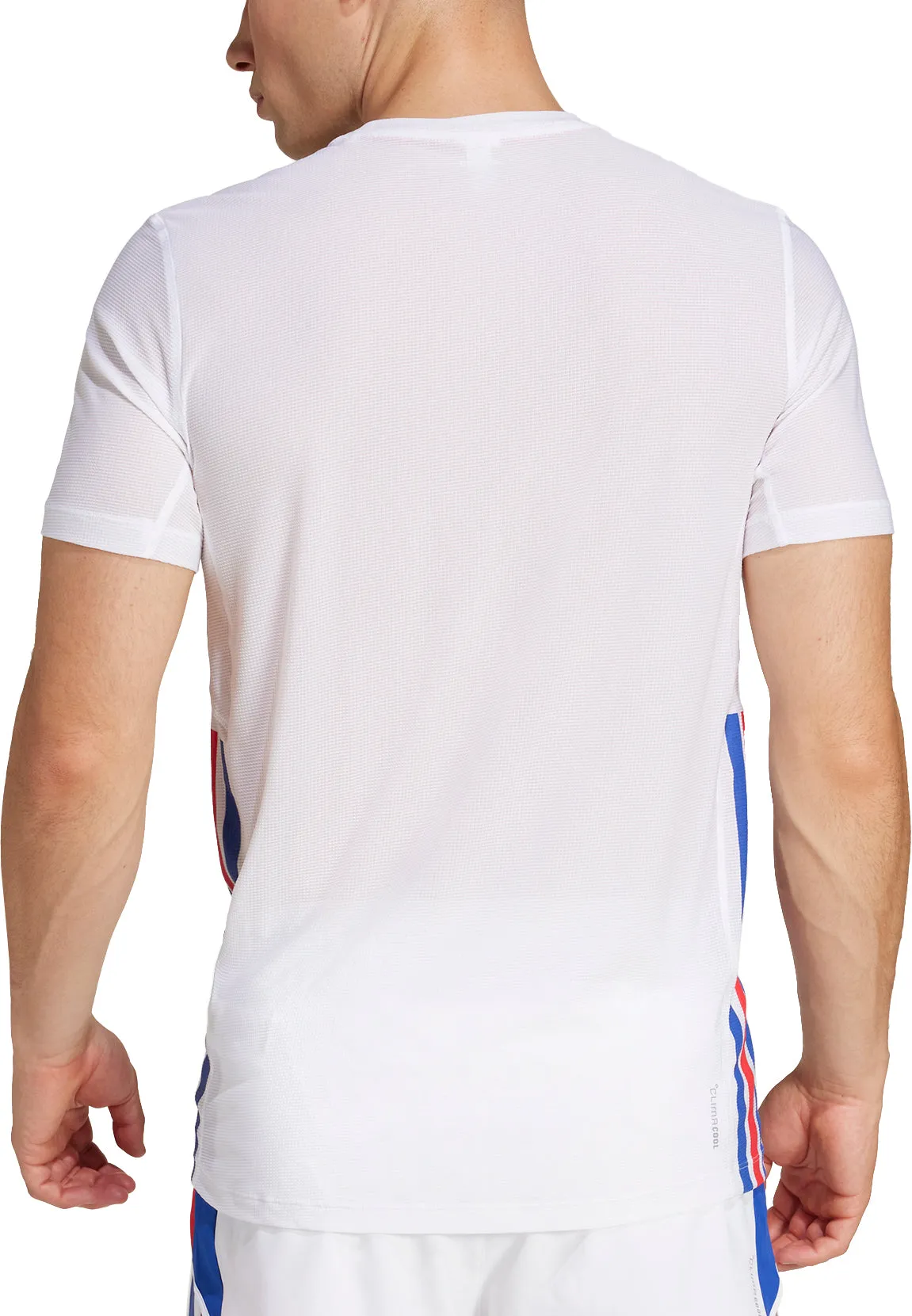 adidas Adizero Retro Short Sleeve Mens Running Top - White