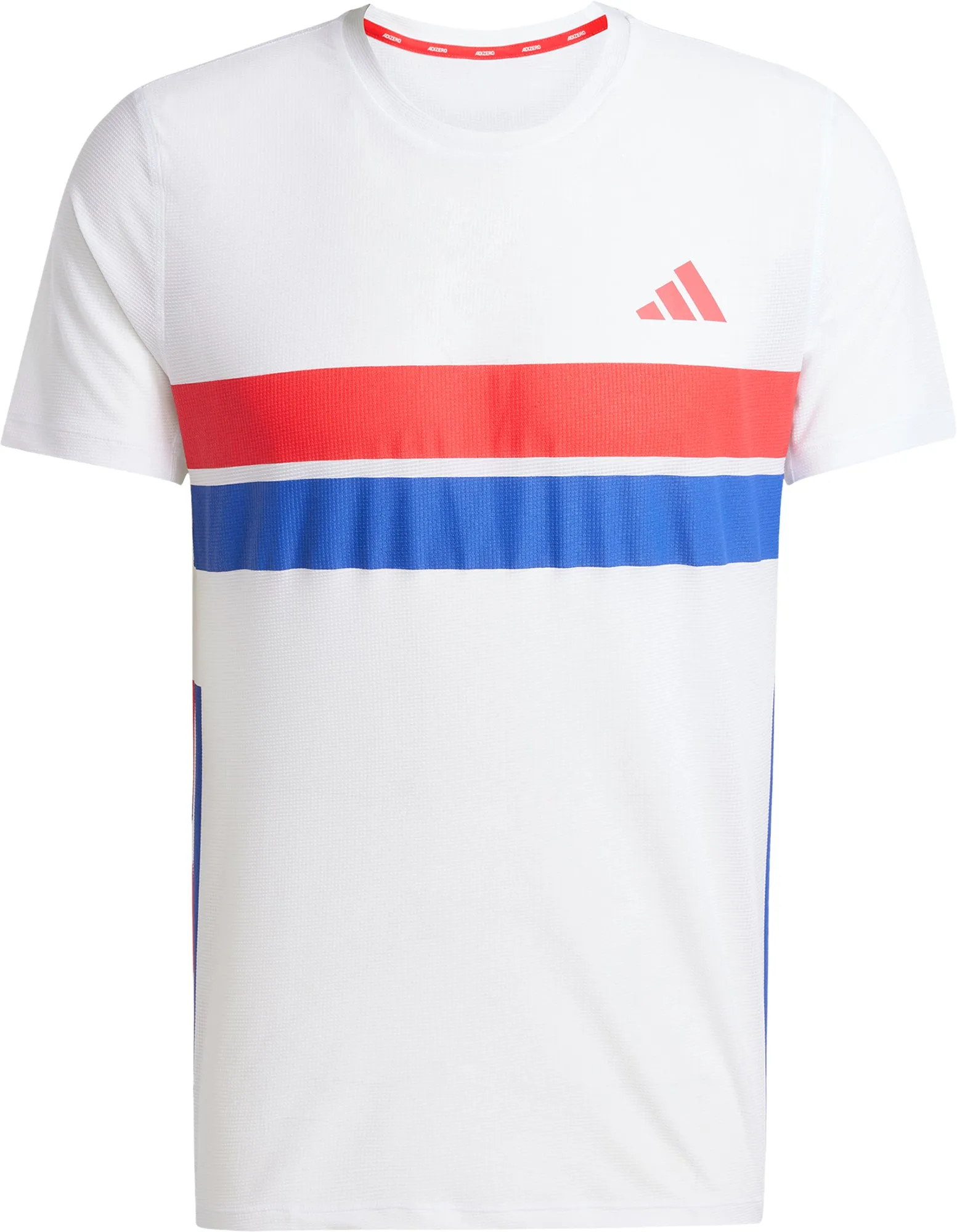 adidas Adizero Retro Short Sleeve Mens Running Top - White