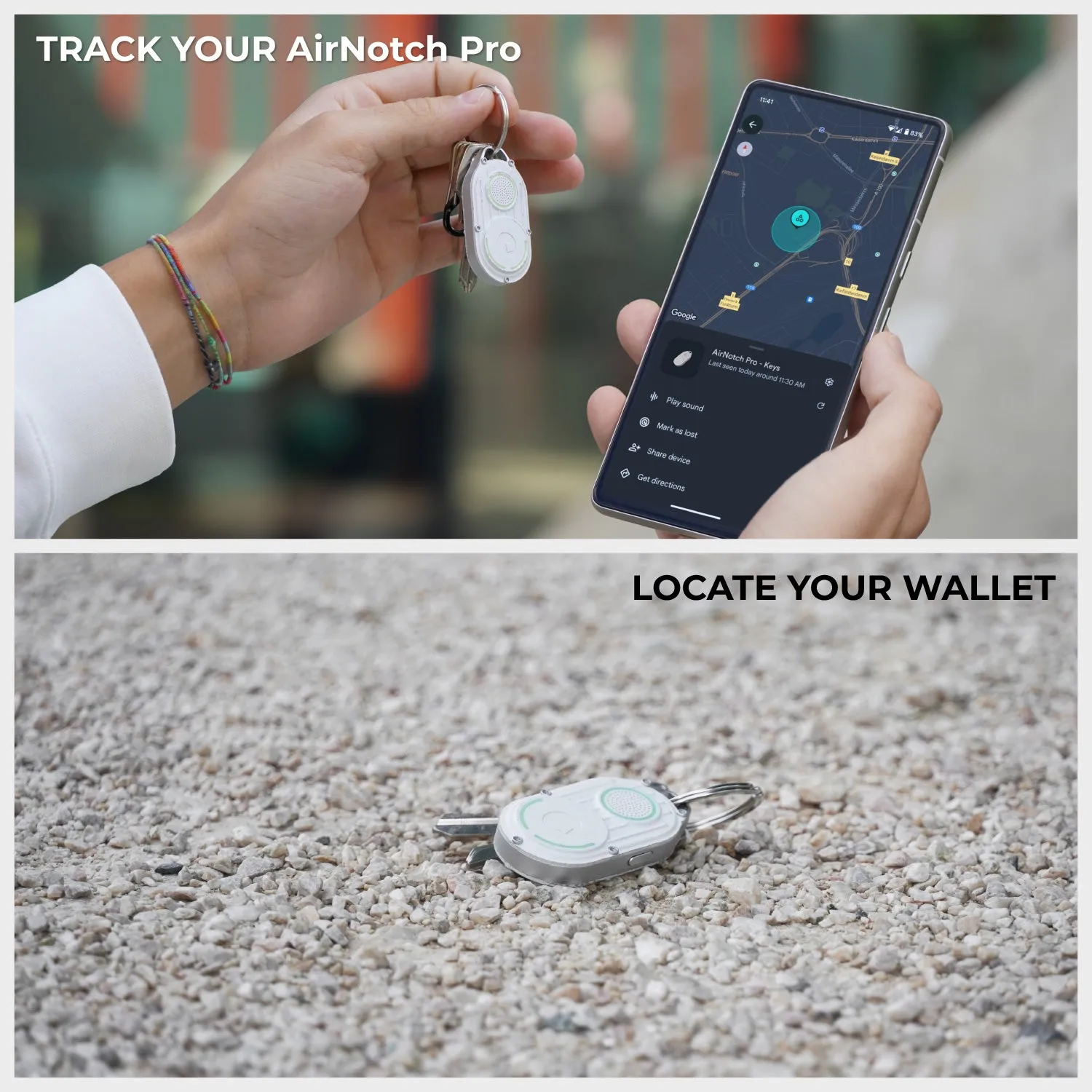 AirNotch™ Pro - Android & Apple Bluetooth tracker