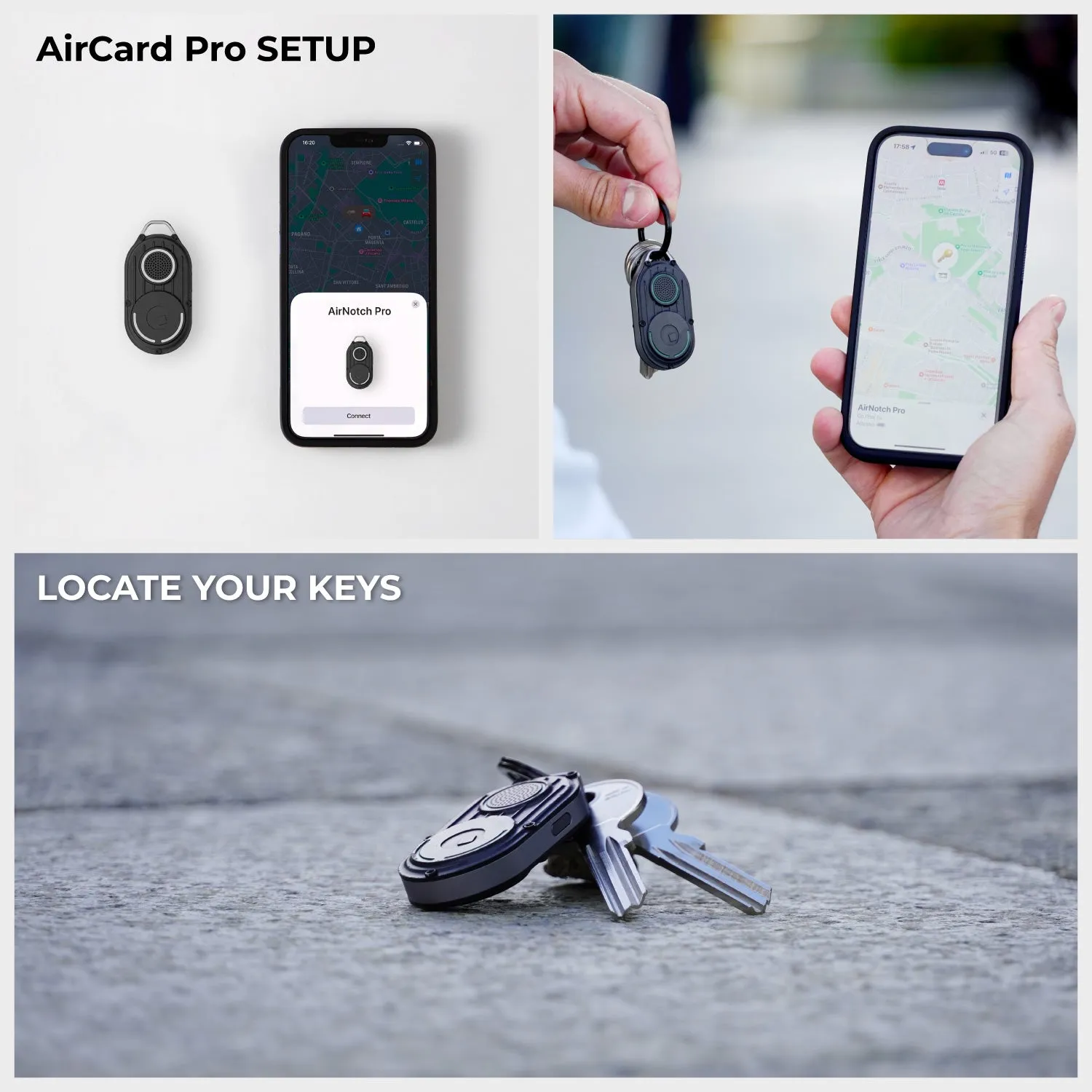 AirNotch™ Pro - Android & Apple Bluetooth tracker