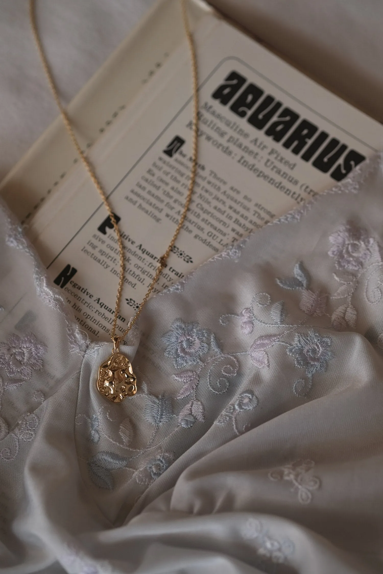 Aries II Zodiac Necklace