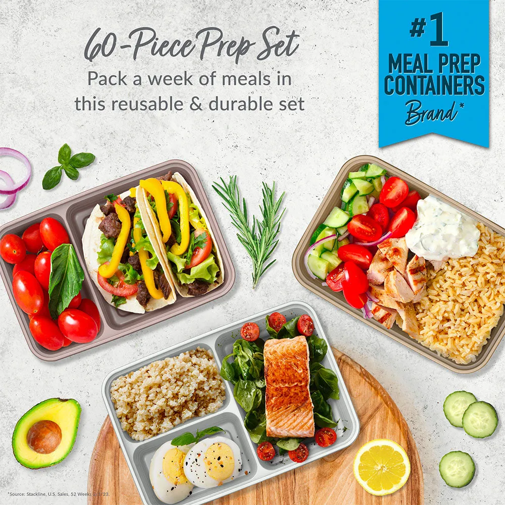 Bentgo Prep 60-Piece Meal Prep Kit