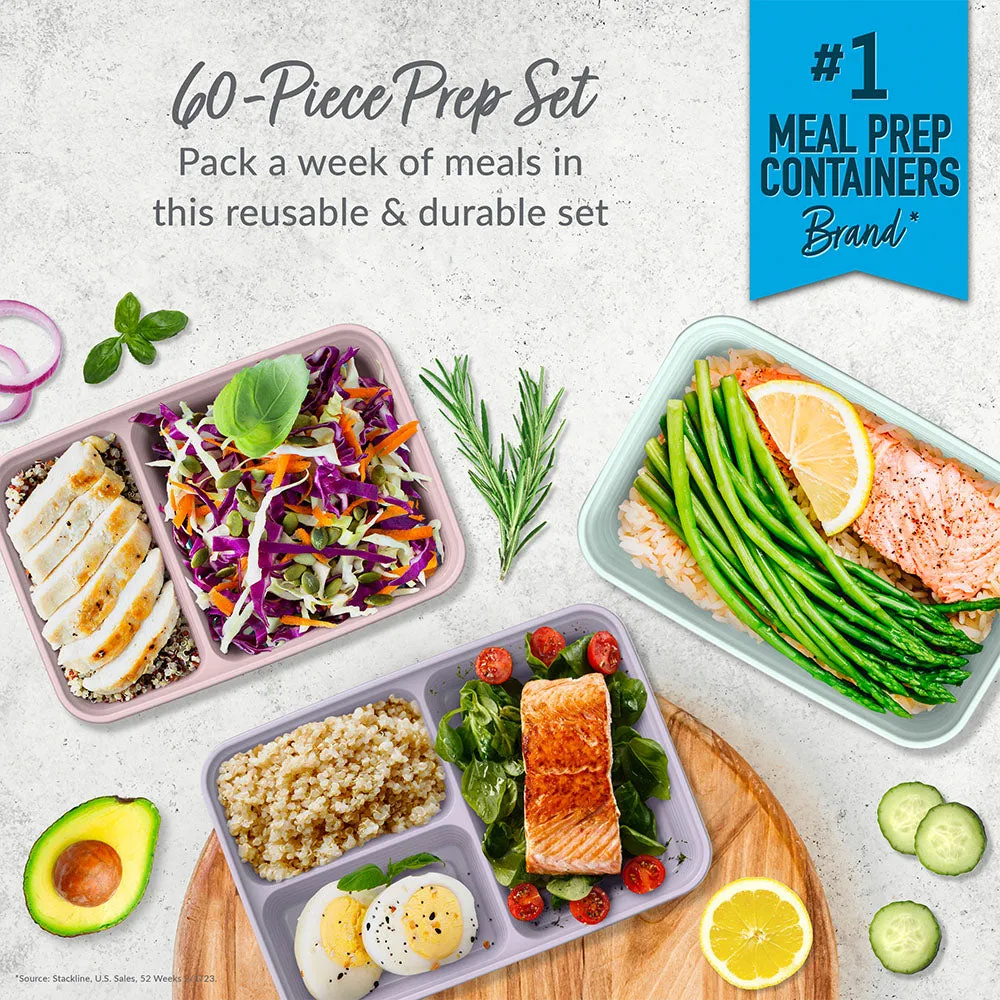 Bentgo Prep 60-Piece Meal Prep Kit