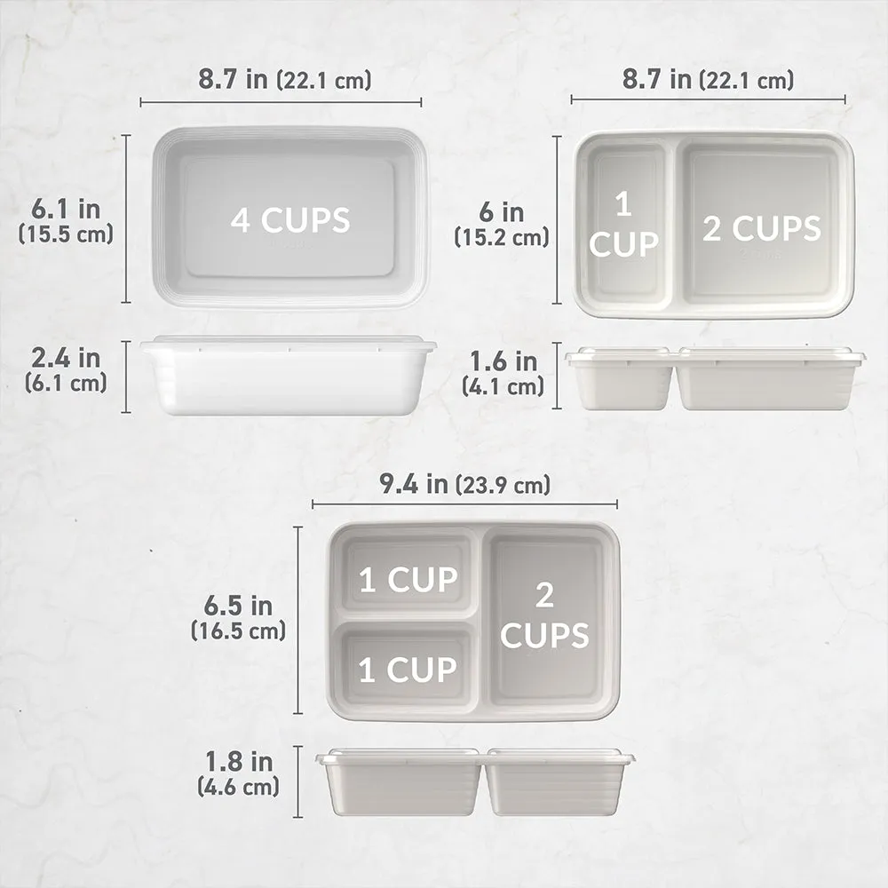 Bentgo Prep 60-Piece Meal Prep Kit