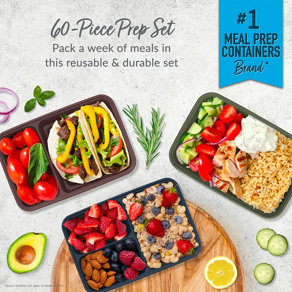Bentgo Prep 60-Piece Meal Prep Kit