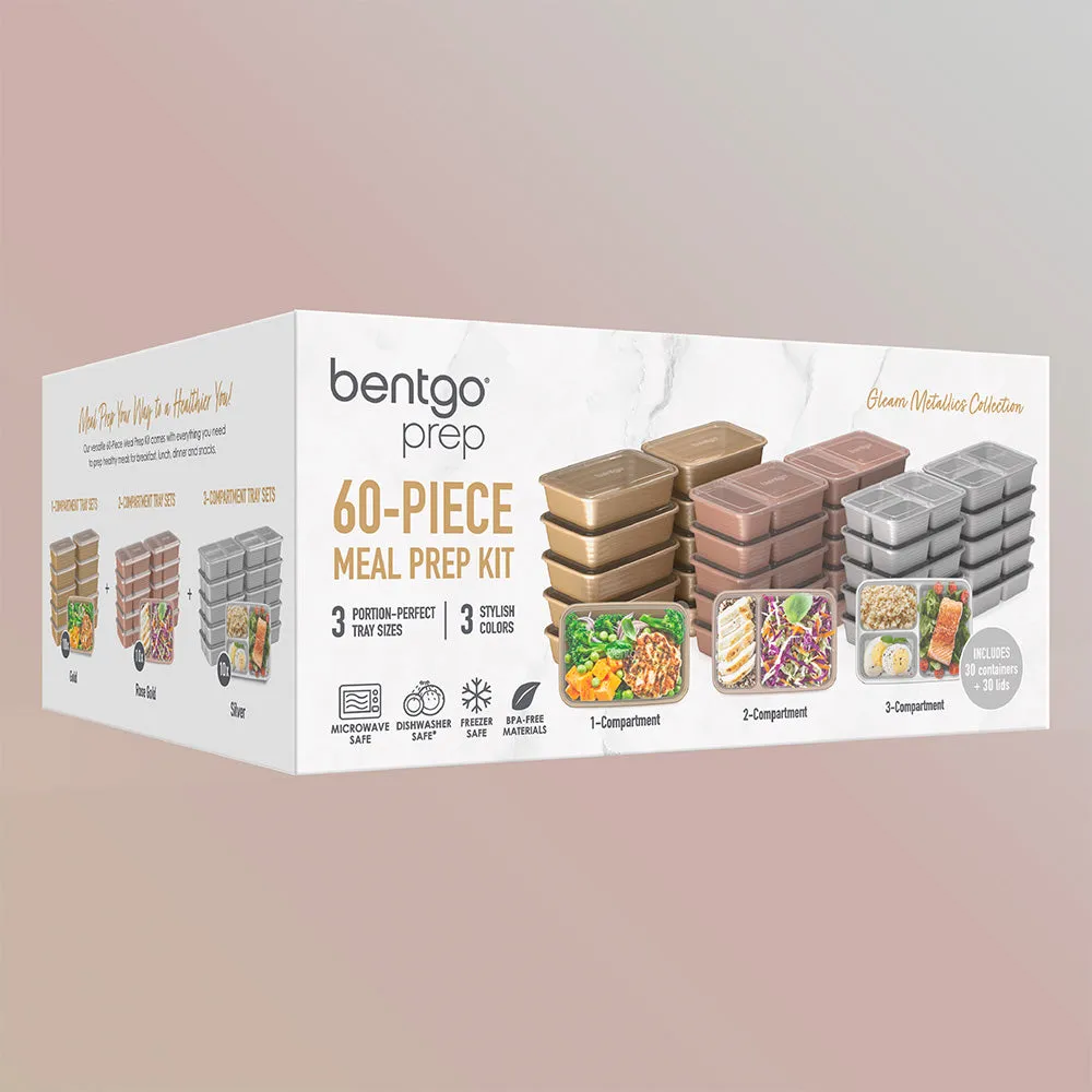 Bentgo Prep 60-Piece Meal Prep Kit