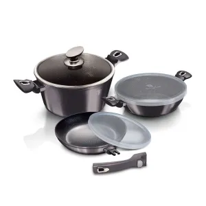 Berlinger Haus 6 Pieces Frypan Set Metallic Line Carbon Pro Collection