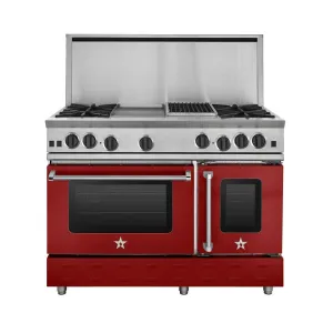 Bluestar RNB484GCBV2L 48" Rnb Series Range With A Griddle & Charbroiler