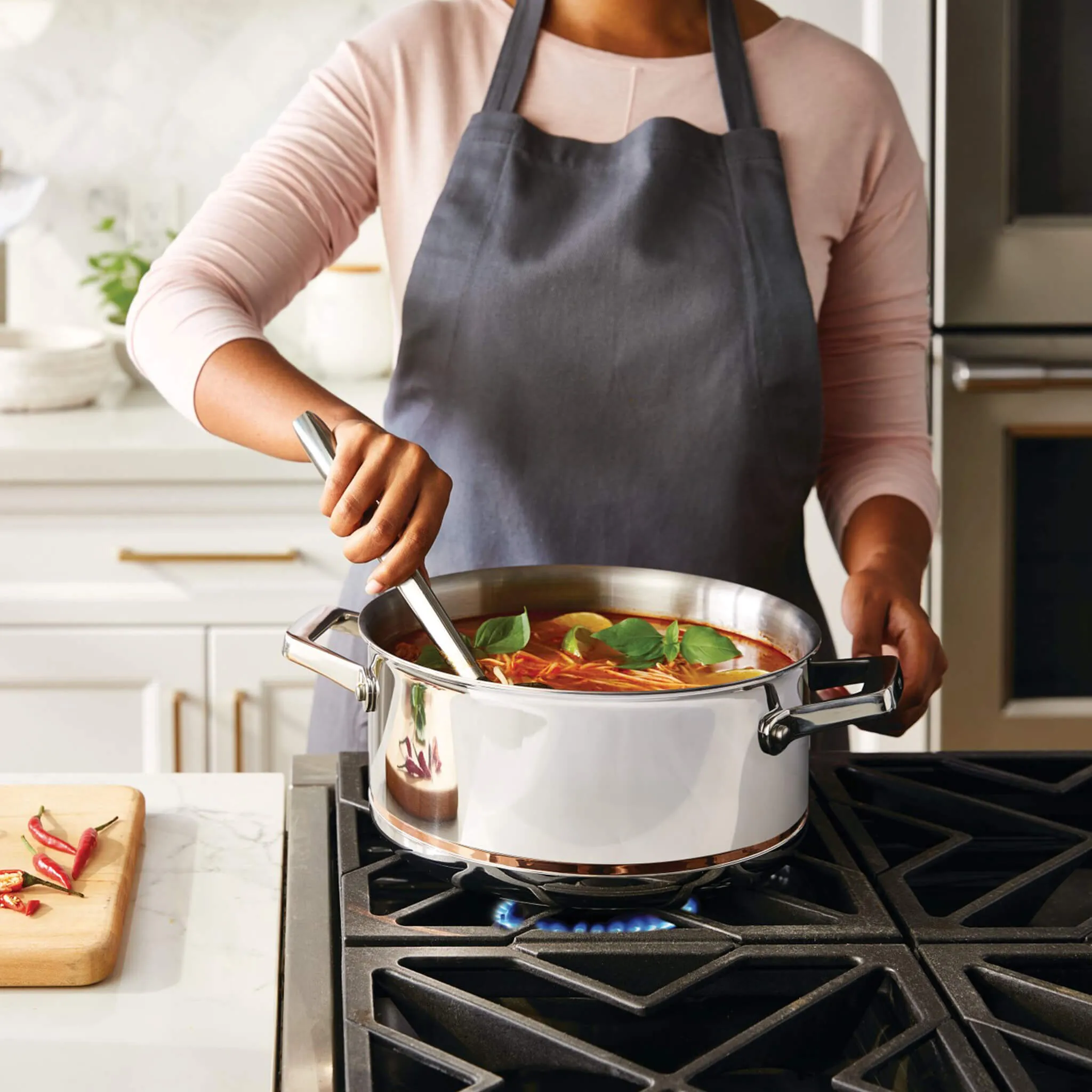Canadian Professional 12-Piece 5-Ply Copper Core Cookware Set
