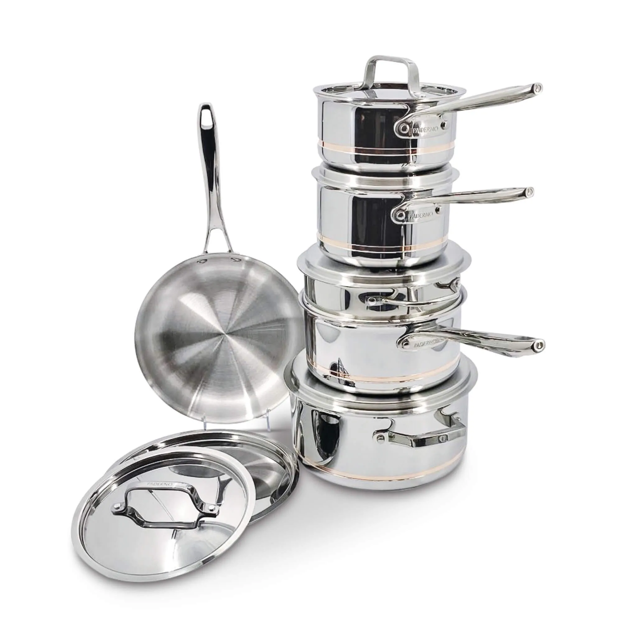Canadian Professional 12-Piece 5-Ply Copper Core Cookware Set