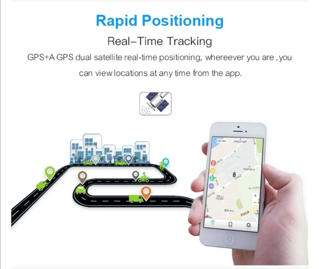 Car Dealz Mini GPS Tracker Locator Positioning Remote Listening Voice