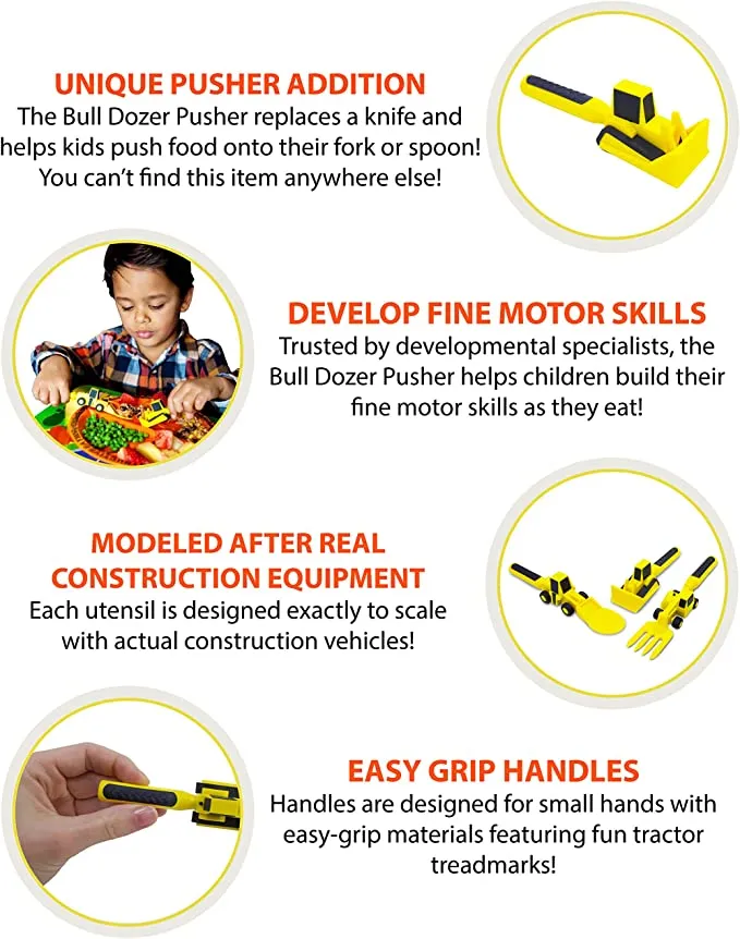 Constructive Eating Construction Cutlery