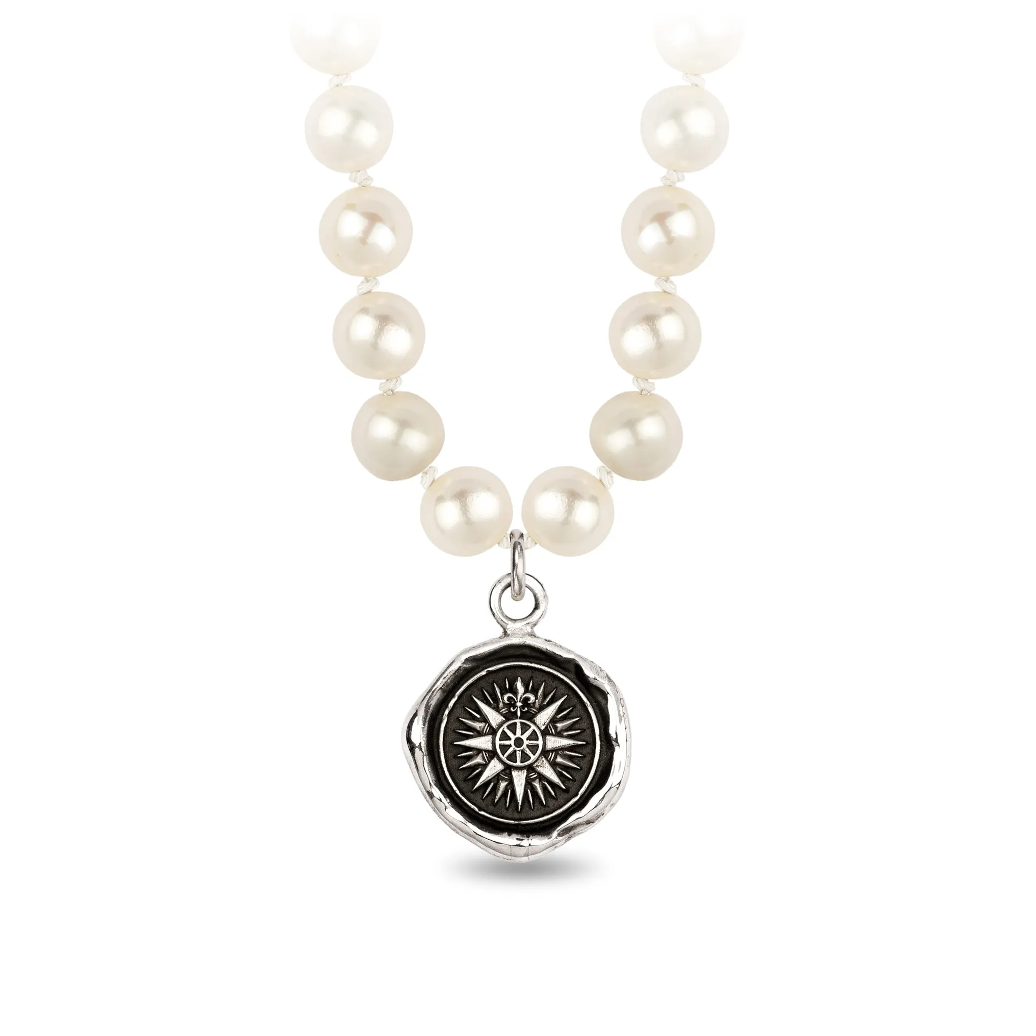 Direction Freshwater Pearl Necklace - Ivory