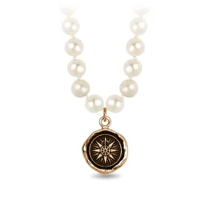 Direction Freshwater Pearl Necklace - Ivory