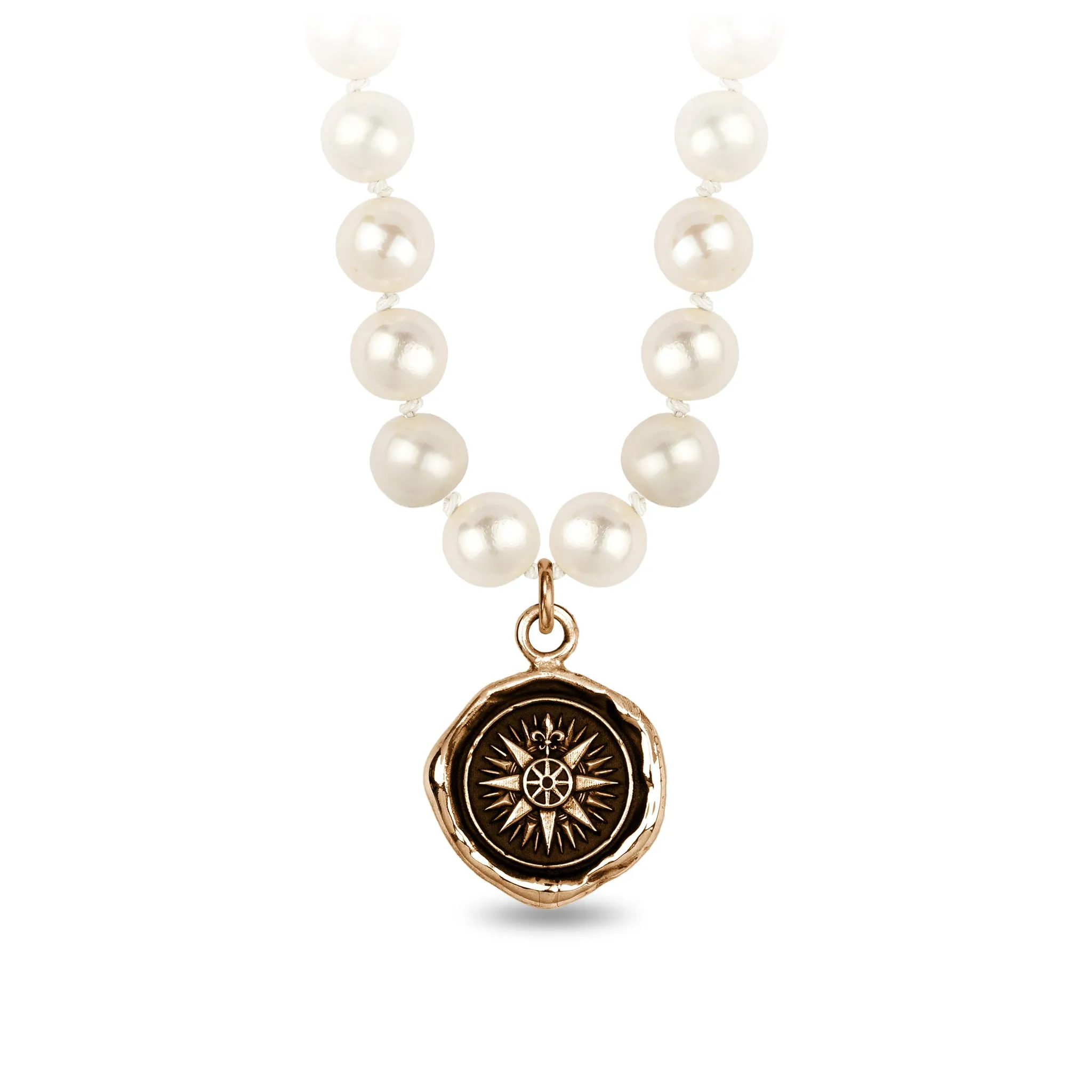 Direction Freshwater Pearl Necklace - Ivory
