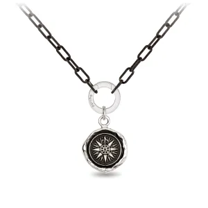 Direction Small Paperclip Chain Necklace