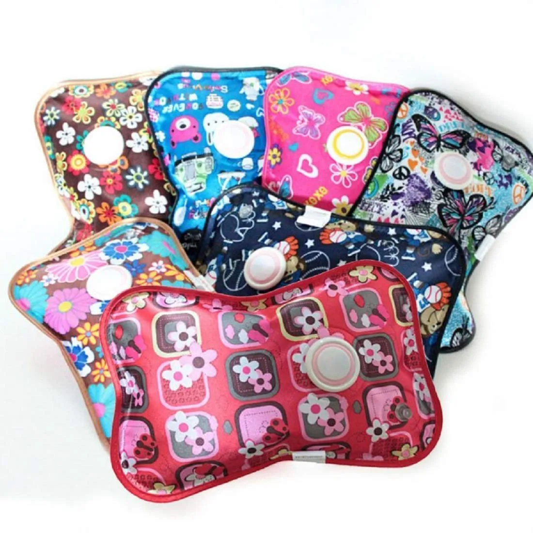 Kawachi Electric Rechargeable Heating Hot Water Heat Pad Bag for Full Body Pain Relief