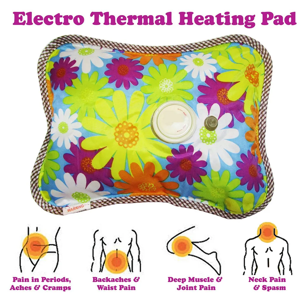 Kawachi Electric Rechargeable Heating Hot Water Heat Pad Bag for Full Body Pain Relief