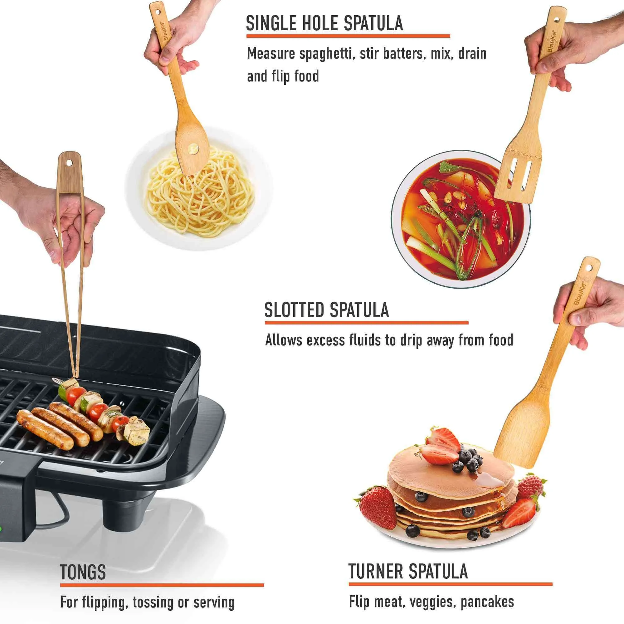 Kitchen Utensils Set for Nonstick Cookware 7 Pc. Set