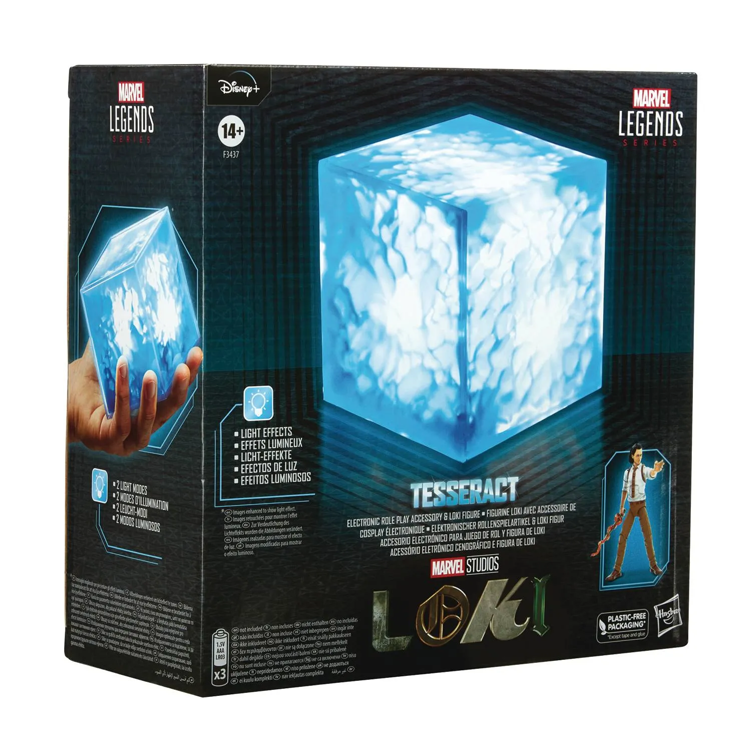 MARVEL LEGENDS GEAR TESSERACT & 6IN LOKI AF CS