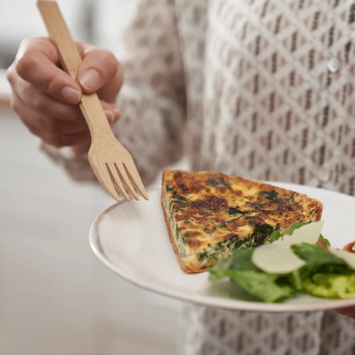 Reusable Bamboo Spoon, Knife & Fork Set