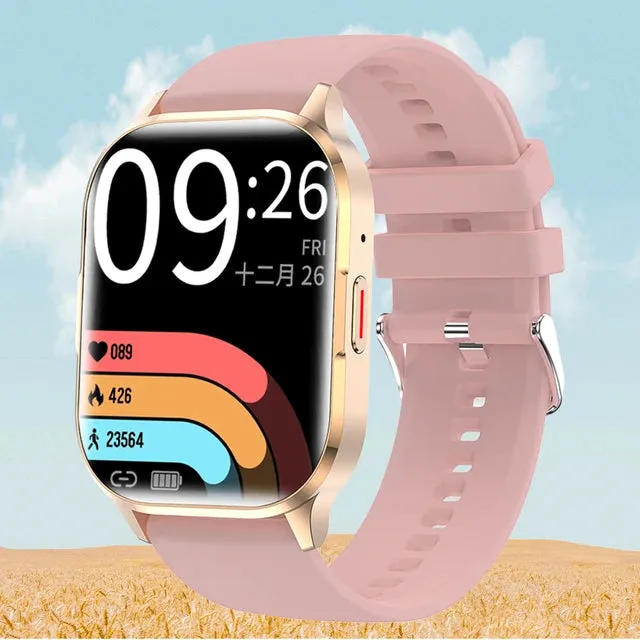 SENBONO AIR3 2024 AMOLED Men Smart Watch Bluetooth Call 24H Health Tracker Sport  Waterproof Smartwatch Men Women for Android