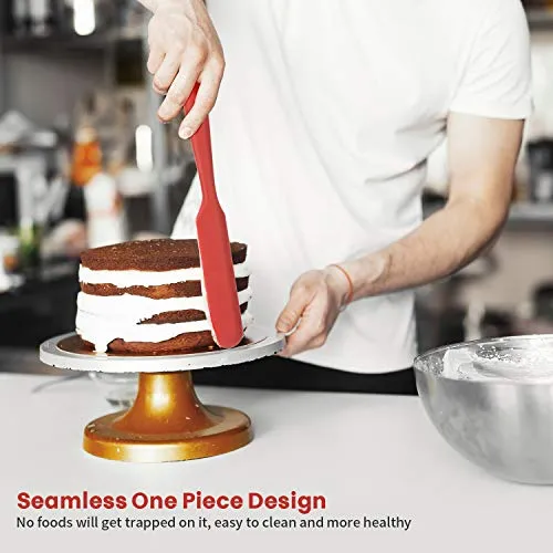 Silicone Spatula Set 5 Pcs Heat Resistant Rubber