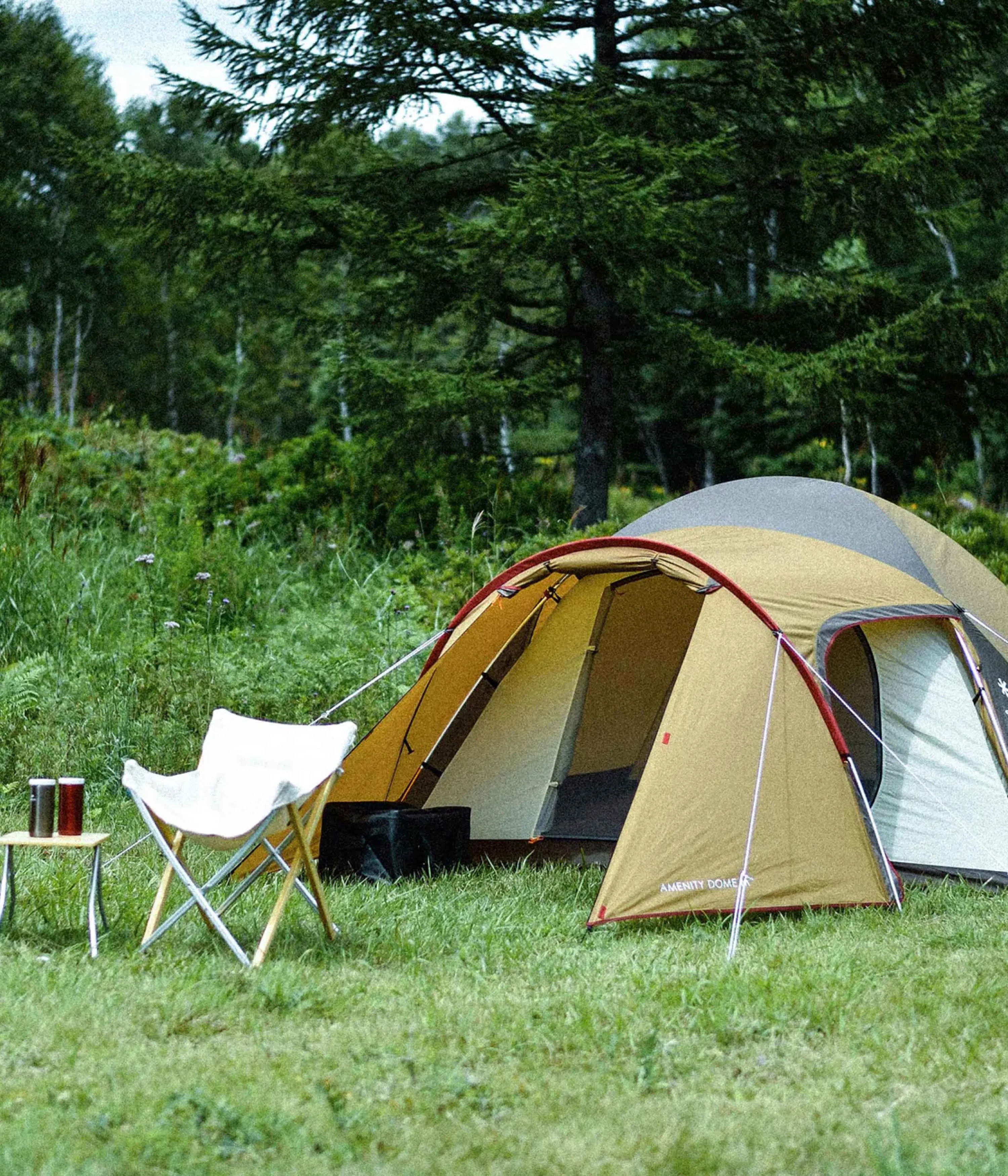 Snow Peak Medium Amenity Dome Tent - Brown