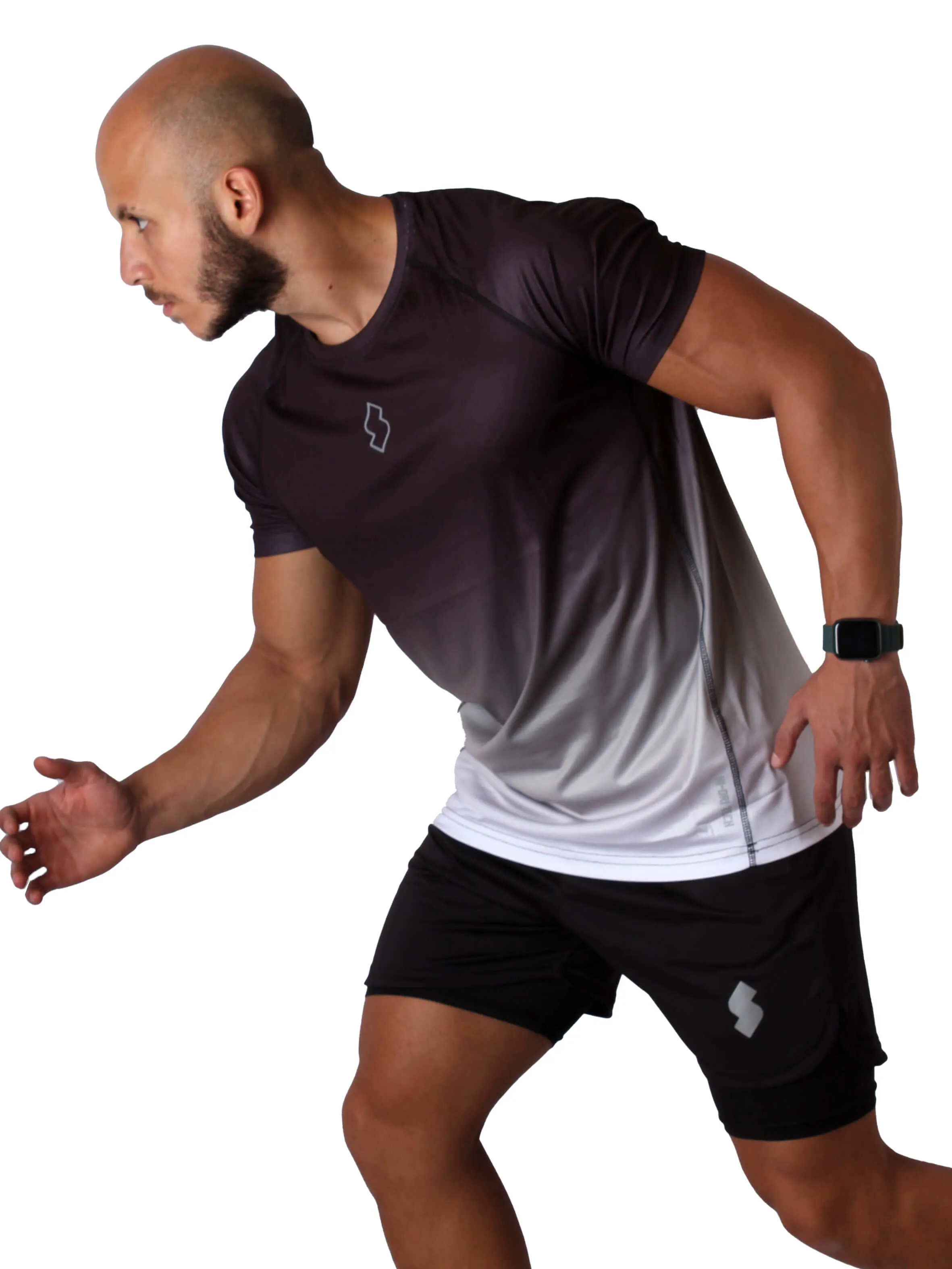 T22 Faded Hi-Dri Sports T-Shirt - Black