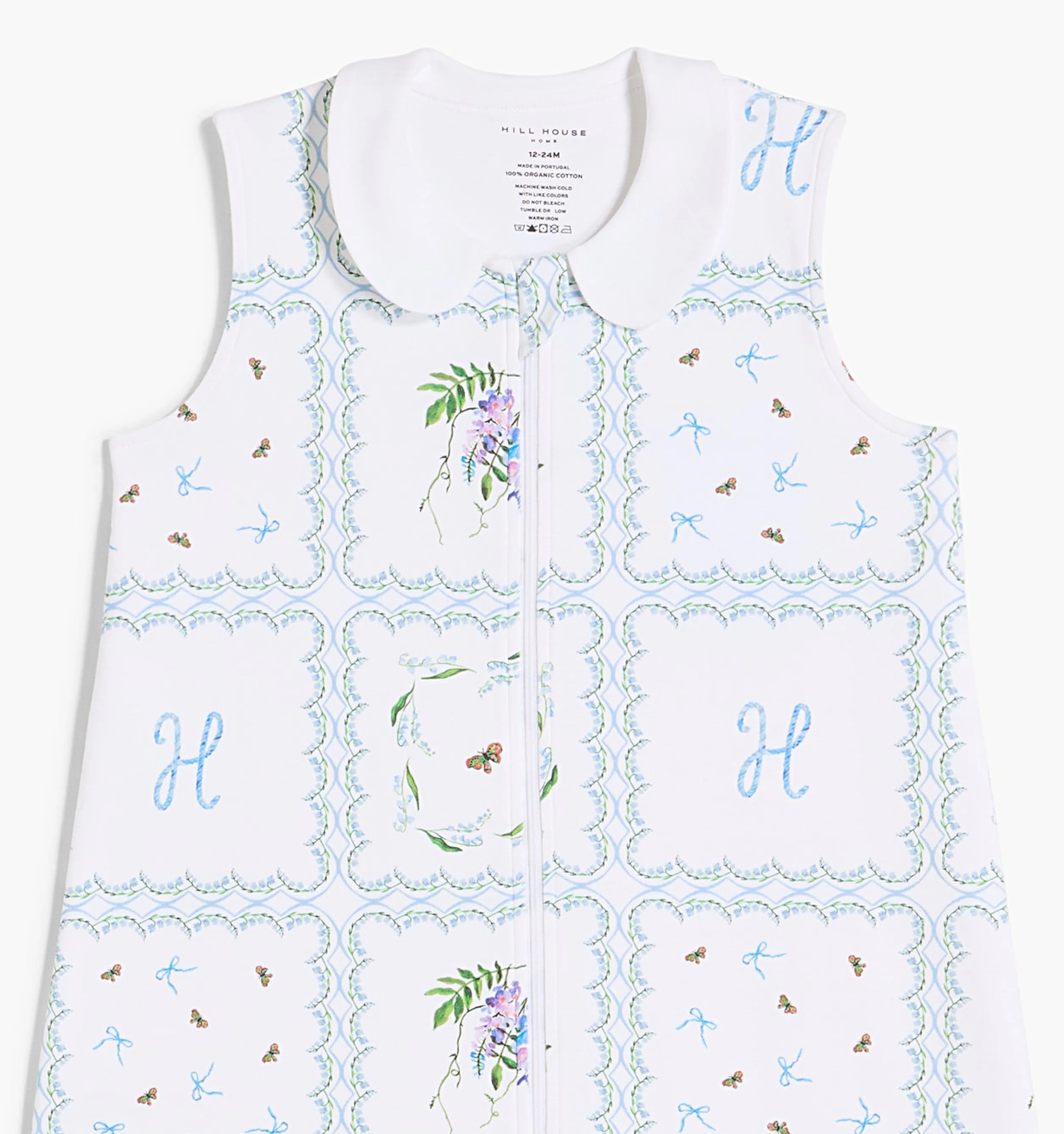 The Sleep Sack - White Floral Patchwork