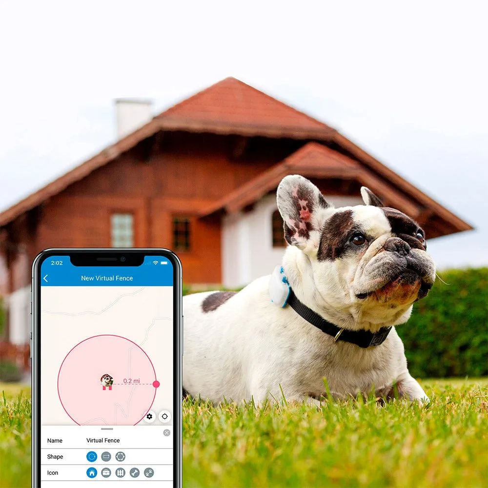 Tractive GPS Dog LTE - GPS Tracker til Hund - Hvid