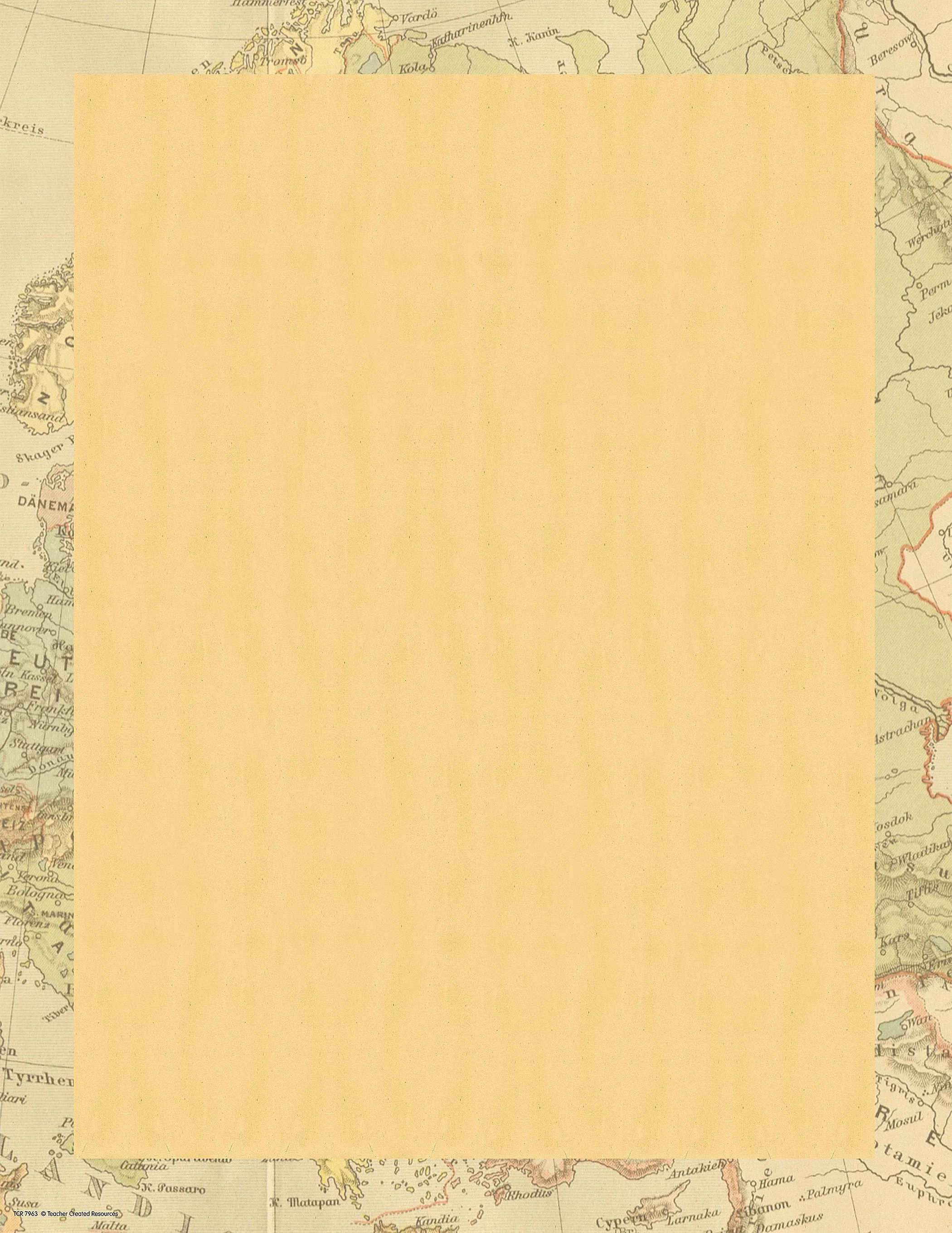 Travel the Map Blank Chart(C)
