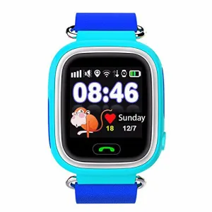 VIGICA Children Smartwatch Kid GPS Tracker Watch SOS Call Passometer Fitness