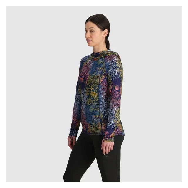 Womens Echo Printed Hoodie